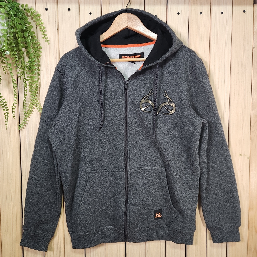 Realtree Men's Zip-Up Sweater Size S